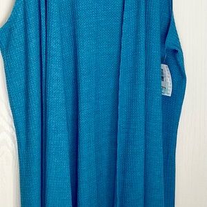 LuLaRoe Teal Ribbed Maxi Dress